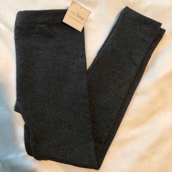 west loop Pants - West Loop Fleece Lined Leggings.NWT. M/L